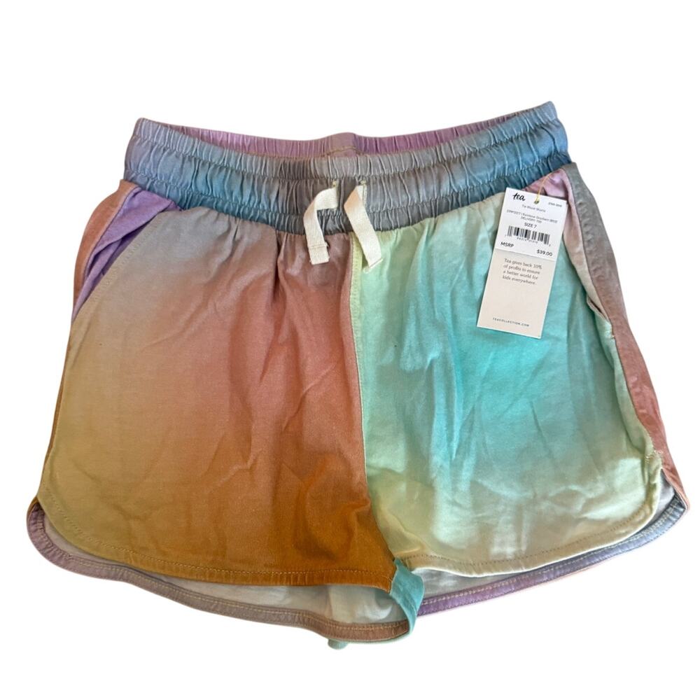 NEW Tea Collection rainow shorts size 7